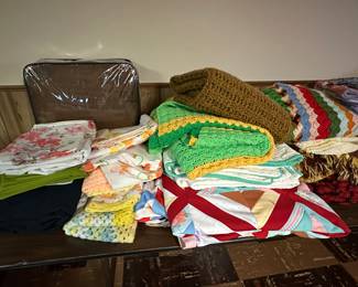 More linens and quilts......