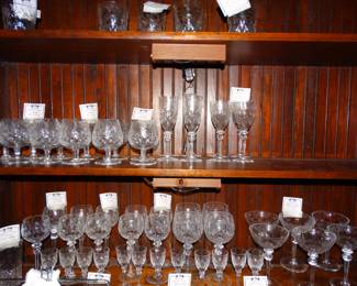 Several Sizes of Rogaska Crystal "Gallia" Pattern