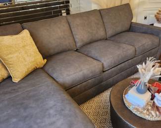 Ethan Allen Leather Sleeper Sofa