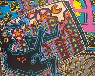 LARGE - Kip frace - Original painting on canvas