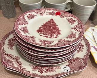 Christmas plates