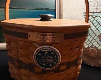 Longaberger Christmas basket