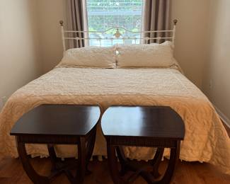 King bed and matching end tables