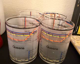NYC subway map glasses