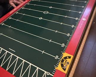 Vintage Tudor Tru-Action electric football game board, model 500.