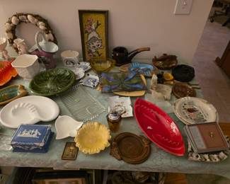 Mid-Century ashtrays.