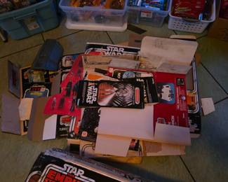 STAR WARS BOXES ONLY!! NO TOYS INCLUDED OR AVAILABLE!!