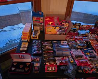 Matchbox cars.