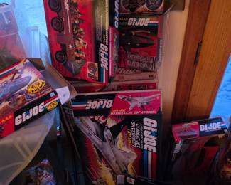 G.I. JOE BOXES ONLY!! NO TOYS INCLUDED OR AVAILABLE. 