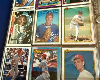 Album of baseball cards