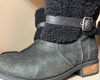 Several pair of UGG boots