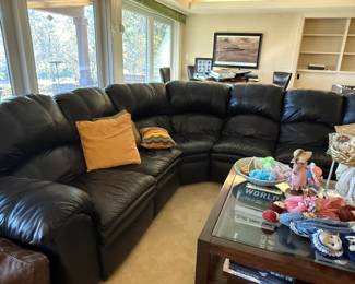 Leather Sectional