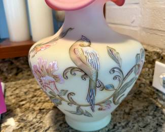 Fenton Queens Bird Vase