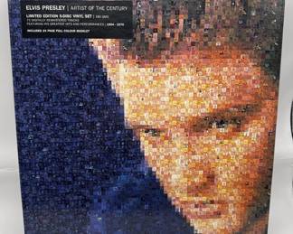 ELVIS PRESLEY 5LP BOX SET ARTIST OF THE CENTURY NEW IN BOX LONG OOP 1999