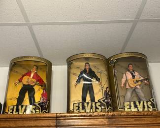 1993 Hasbro "The Sun Never Sets on a Legend" Commemorative Collection Elvis Presley dolls