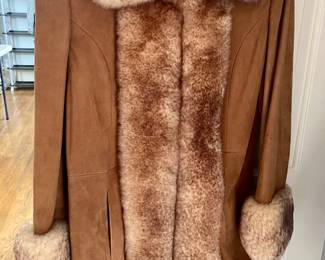 70’s Scully faux fur and suede coat