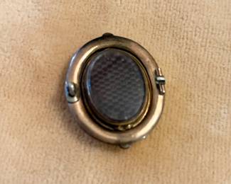 Super rare Victorian mourning hair jewelry