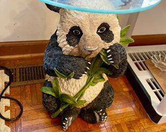 New panda end table