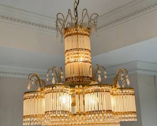 Crystal chandelier originally $15k, now $950