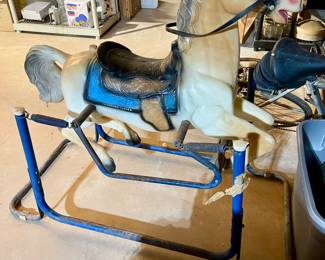 My thighs still remember the pinch of the springs…vintage Wonder Horse