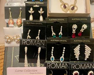 Small sample of the new old stock costume jewelry