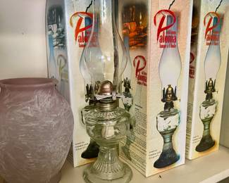 Oil lamps NIB