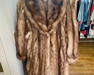 Handmade mink coat from Pakistan