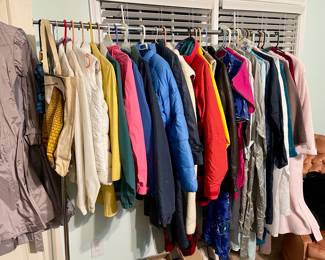 Winter coats and vests