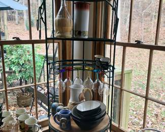 Wine rack or corner bar