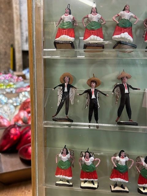 Mariachi Ornaments from Tonala, MX. Vintage.