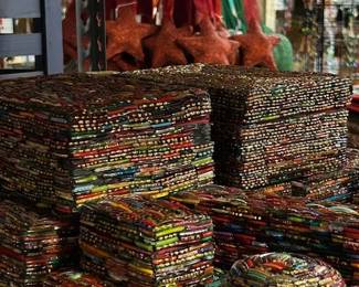 Bangle boxes from India.
