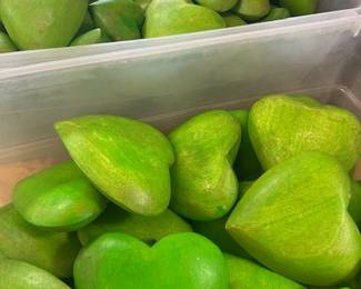 Green hearts. A lot of green hearts...get creative.