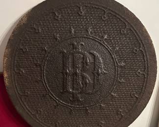 Extra large bronze plaque