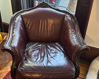 Laughing leather chair