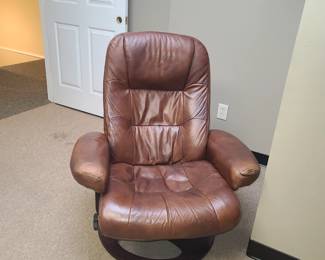 Leather office chair