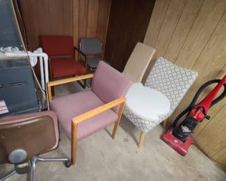 Various Chairs and Dirt Devil