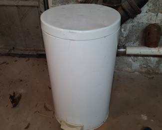 Vintage office trash can