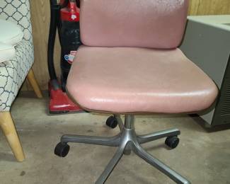 Vintage aluminum office chair