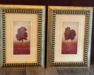 132 ArtistJamesWeinsPairofAutumnTrees