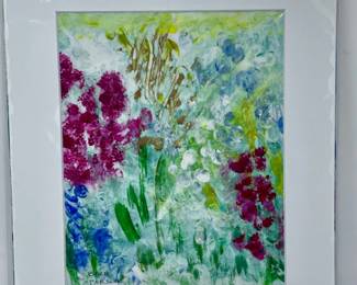 51 OriginalFloralAbstractWatercolorbyBarbParsloe