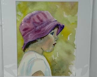 110 SummerChildOriginalWatercolorbyBarbParsloe