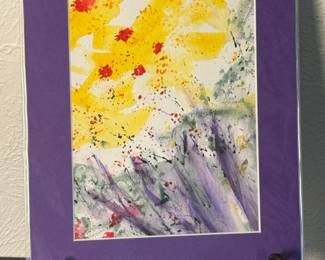 18 AbstractFlowersOriginalWatercolorbyBarbParsloe