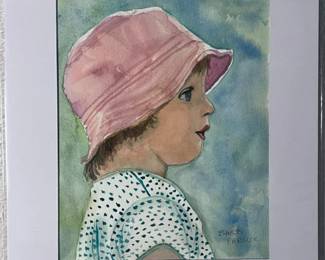 19 OriginalChildWithPinkBucketHatbyBarbParsloe