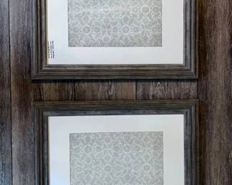 167 216x20GreyWoodandGlassFramesUnused