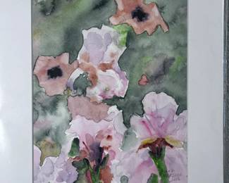 1 OriginalPinkFlowerWatercolorbyBarbParsloe