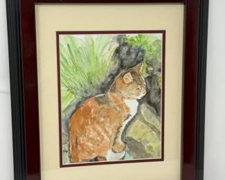 84 PeacefulCalicoAnOriginalWaterolorbyBarbParsloe