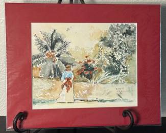 30 OnTheWayToMarketAnOriginalWatercolorbyBarbParsloe