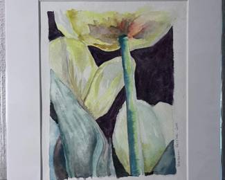 11 YellowTulipsOriginalWatercolorbyBarbaraParsloe