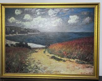 5 SeaViewwithCliffsbyClaudeMonetGicleePrintonCanvas