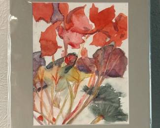 32 PoppiesAnOriginalWatercolorByBarbParsloe